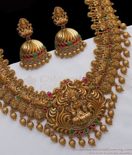 Buy Devesh Antique Temple Pendant Set | Tarinika - Tarinika India