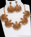 TNL1021 New Arrival Lakshmi Pearl Necklace Antique Jewelry Bridal Set