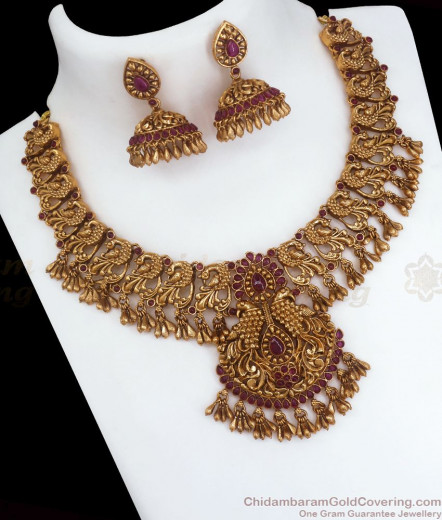 Antique Imitation Necklace, Original Kundan work Imitation Jewels with ...