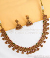 TNL1103 - Buy Antique Gold Kundan Necklace Set with Earrings – Exclusive Bridal Collection