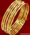 BR074-2.8 Size Gold Plated Traditional South Indian Design Bangle