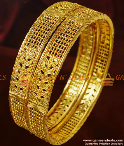 one gram gold plated bangles