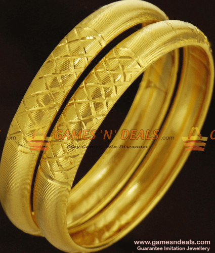 light weight gold broad bangles