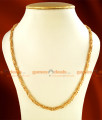 CKMN05 - Gold Plated Party Wear Spring Design Chain