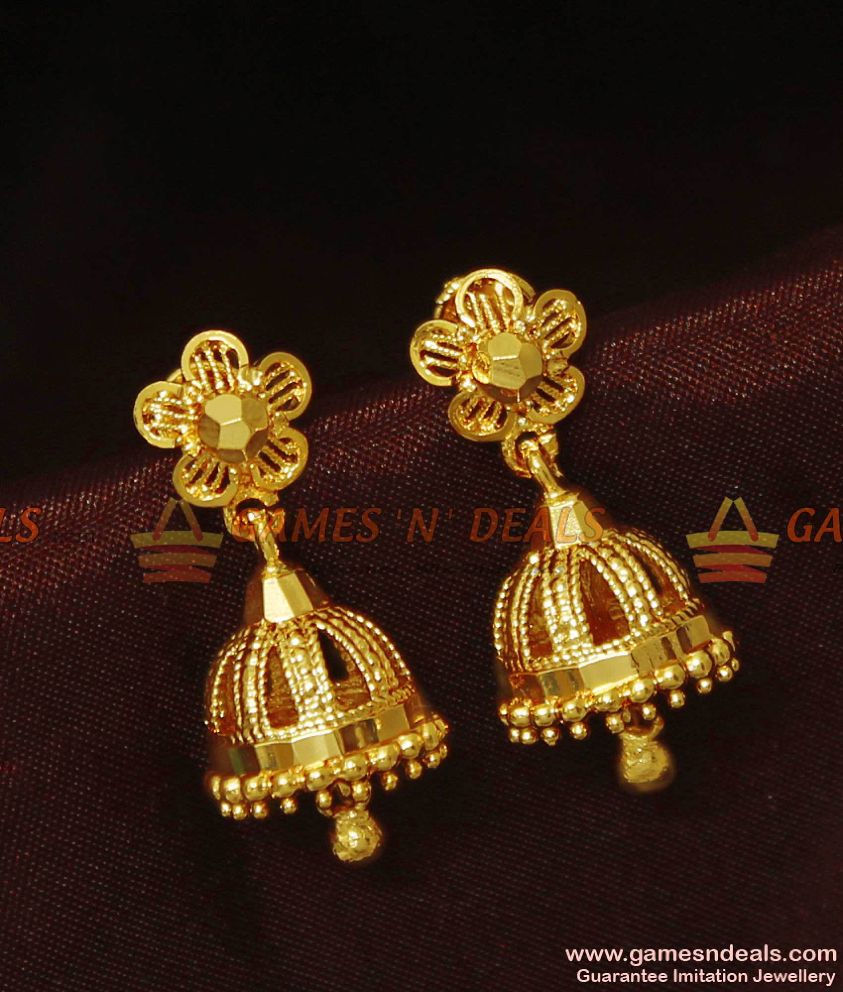 One Gram Gold Plated Jhumki for Women Online