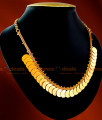 NCKN03 - Gold Plated Nila Pirai Kasu Malai Design Necklace