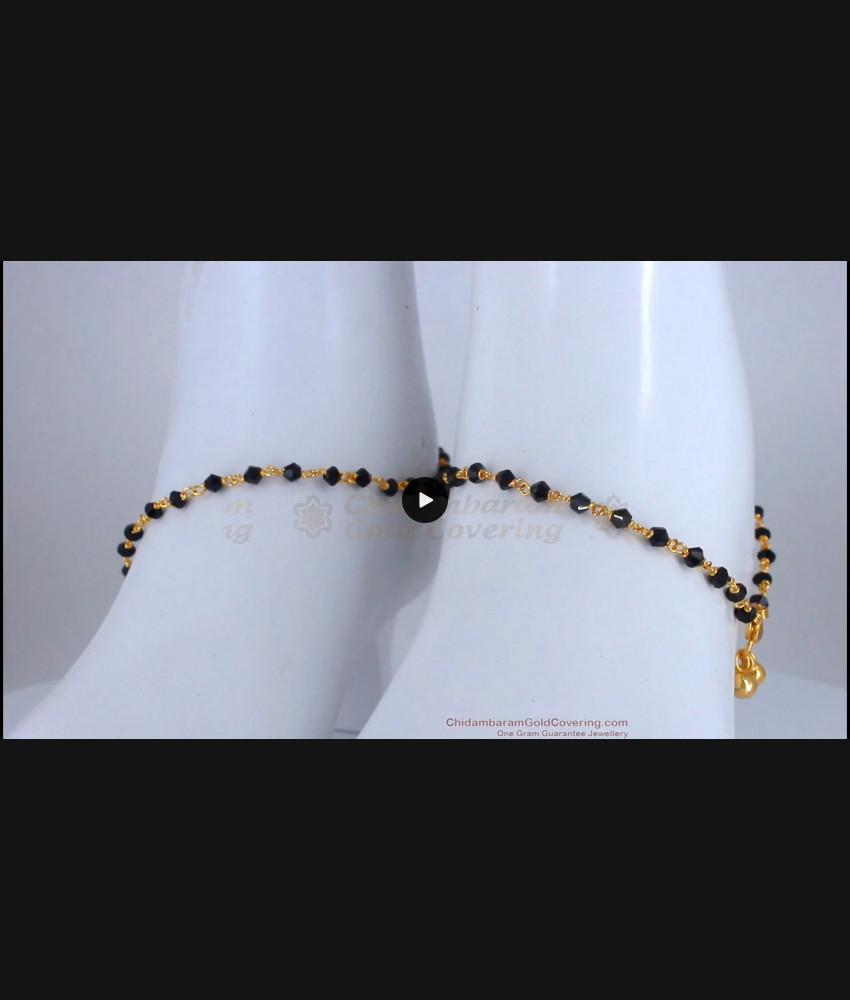 Black Crystal Anklets Paayal Leg Ornaments Kolusu Purchase Online | ubicaciondepersonas.cdmx.gob.mx