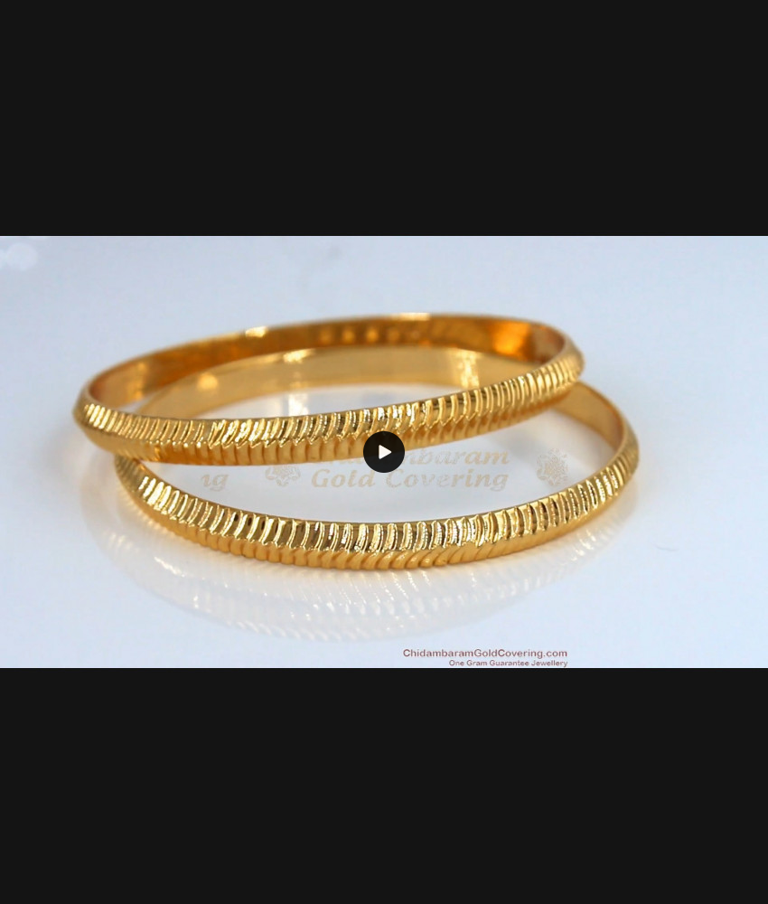 BR1509-2.6 New Arrival Original Impon Long Life Daily Wear Gold Bangle Collections