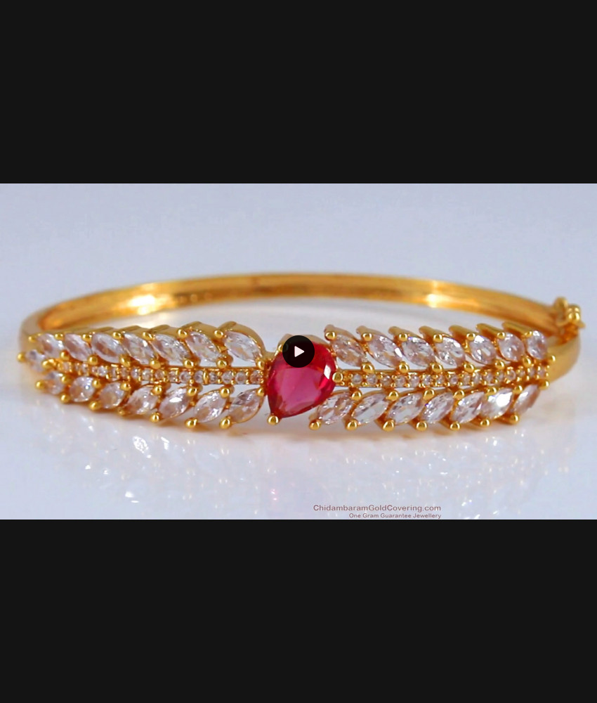 Buy Latest American Diamond Gold Bracelet Design Pure Gold Plated Bracelet  Online
